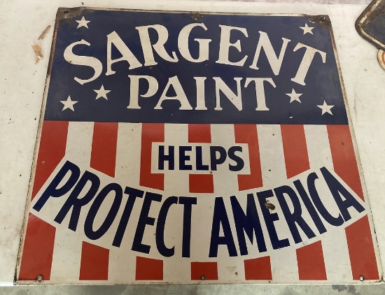Sargent Paint Helps Protect America (double Sided)