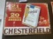 Chesterfield Cigarettes Sign