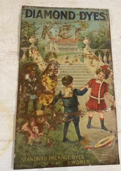 Diamond Dyes Sign (Double Sided)