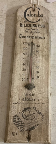 Calotabs Wooden Thermometer