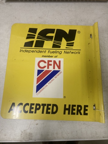Independent Fueling Network Double Sided Wall Mount Sign