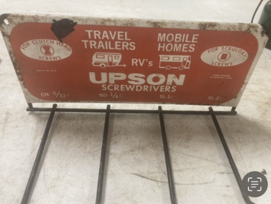 Upson Screwdrivers Display Rack