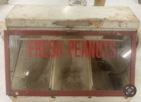 Fresh Peanuts Lighted Display & Original Peanut Bags