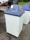 Metal Trash Can