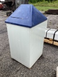 Metal Trash Can