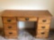 Antique Vanity, Writing Desk, Library Bookcase Desksolid Wood