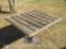 Outdoor Wooden Planked Table