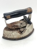 RARE ANTIQUE, VINTAGE 1800 ASBESTOS 72-B SAD IRON
