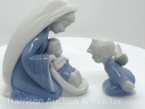 Vintage Lefton Japan Mary and Jesus Figurine And angel