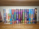 VCR Tapes in Cases, Disney, WB, Toy Story, Black Beauty, Dumbo, Gordy, Davy Crockett and more.
