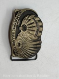 Solid Bronze Belt Buckle