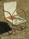 Vintage Metal rocking Chair