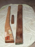 3 WOODEN BLOCKS FOR GUN STOCKS