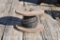 Partial roll of copper wire