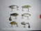 6 Vintage Assortment of fishing Lures.