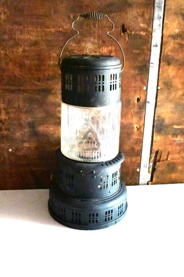 Vintage Antique Black perfection No 735 smokeless Kerosene Parlor Heater