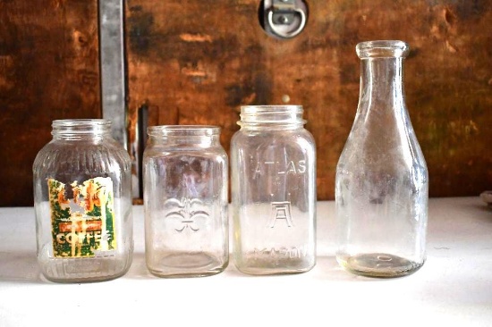 3 Assorted Vintage Jars