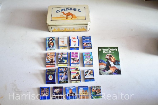 Camel Collector 28 Match Books and Tin Box