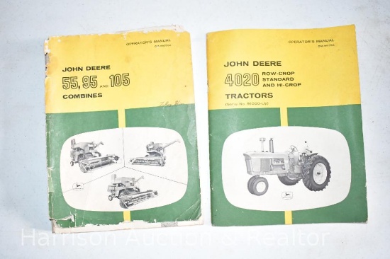 Two John Deere Operators Manuels