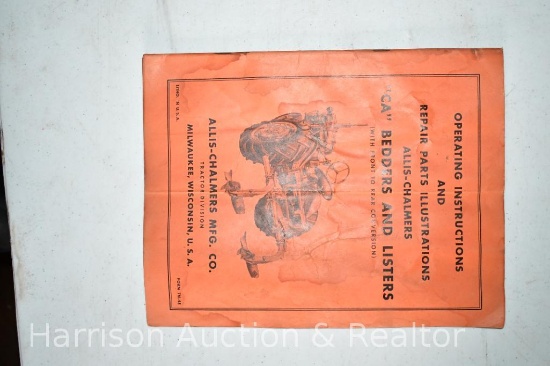Operating Instructions and repair parts manual