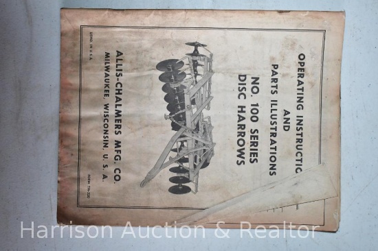 Operating Instructions and parts manual