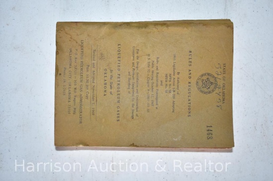 State of Oklahoma rules and regulations