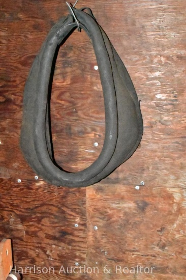 Vintage leather horse collar