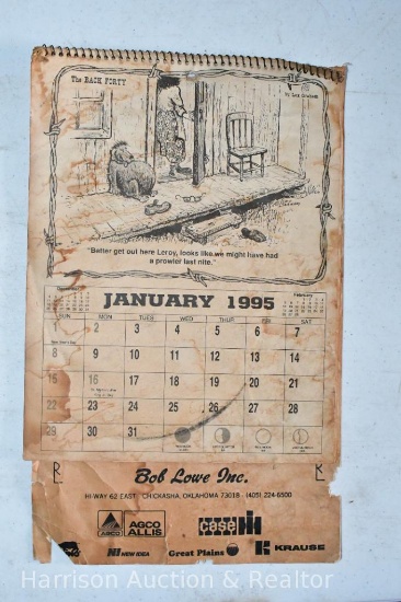 Vintage calendar