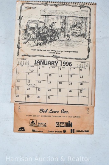 Vintage calendar
