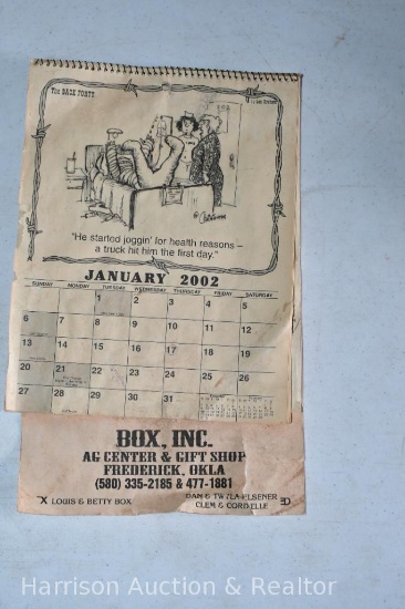 Vintage calendar