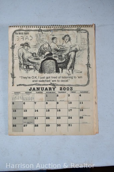 Vintage calendar