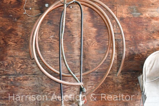 3 pieces of copper pipe