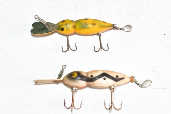 2 Vintage 4in Fishing Lures