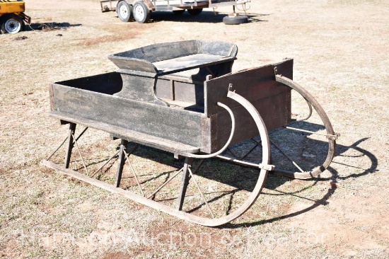 Vintage Wooden Sleigh