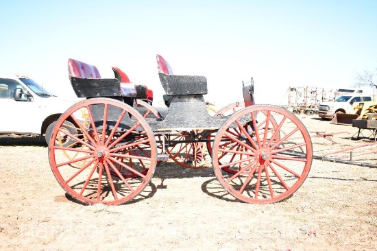 Vintage Horse Drawn Buggy Carriage