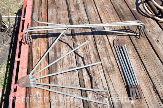 Vintage Tractor Awning Frame for canopy