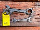 Vintage Maduette wrench and D138N wrench