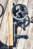 antique Vintage Primitive Champion Blower and Forge Cast Iron Drill Press