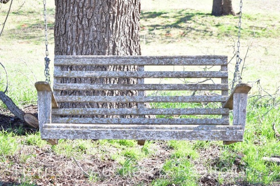 Wooden Outdoor Swing