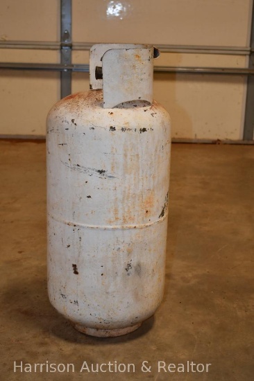 Empty propane tank