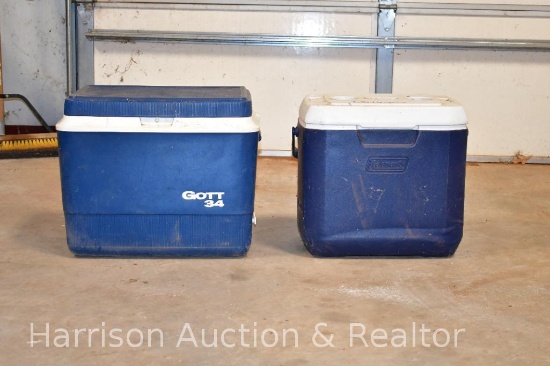 Two ice chest