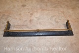 Cast Iron and Brass Fireplace rail