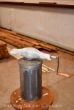 White mountain freezer with hand turn
