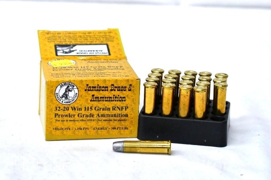 JAMISON BRASS & AMMUNITION 32-20 WIN AMMUNITION