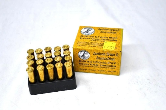 JAMISON BRASS & AMMUNITION 32-20 WIN AMMUNITION