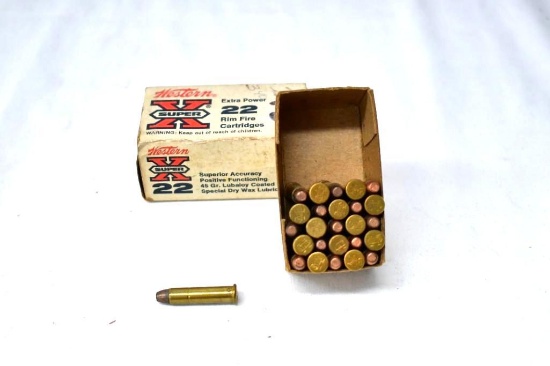 22 WRF WESTERN SUPER X AMMUNITION