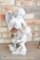 outdoor statue, two angels