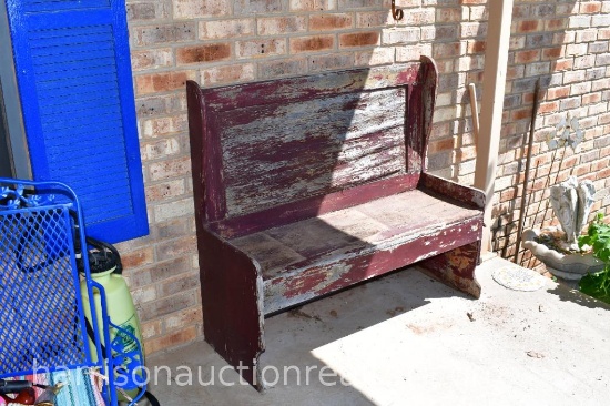 Wooden Vintage Church Pew