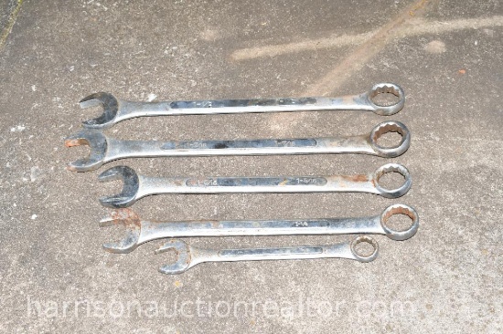 five Combination Wrenches.