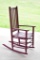 Outdoor wooden rocking chair